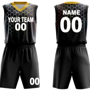 Black Basketball Uniforms Custom at Wholesale Prices