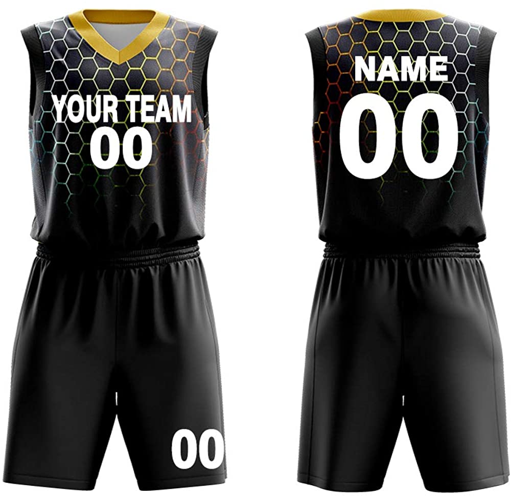 Black Basketball Uniforms Custom at Wholesale Prices