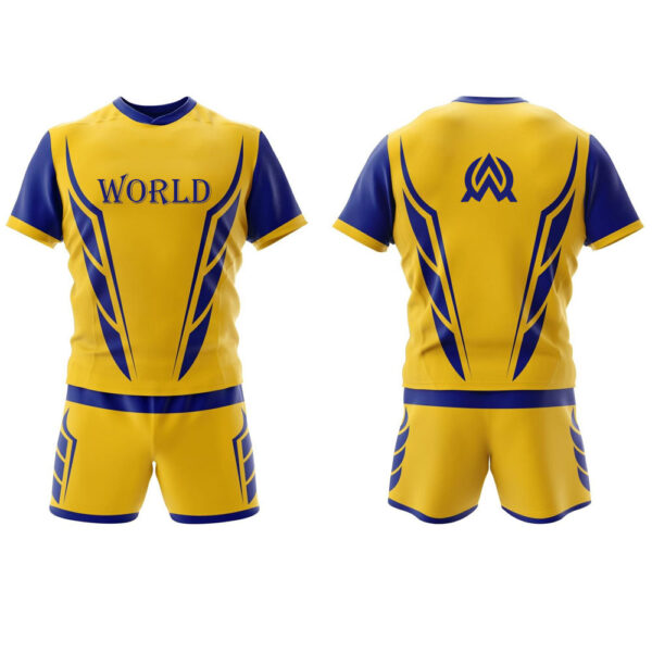 Custom Yellow Rugby Uniform Women at Wholesale Prices