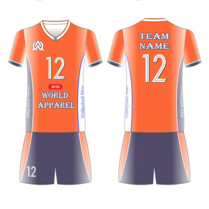 Orange Volleyball Uniforms