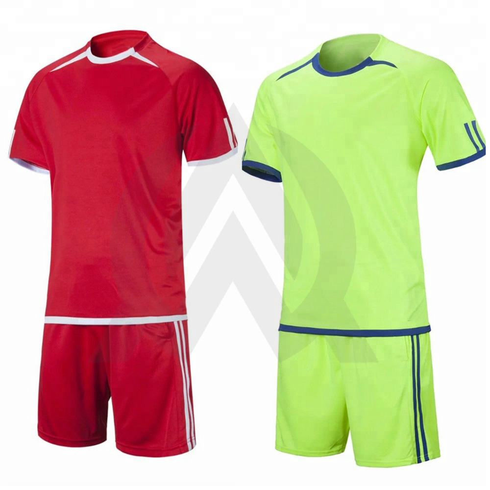 Tennis Uniform for Men Red and Light Green