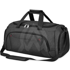 Sports Black Gym Bag Customizable available at wholesale or in bulk
