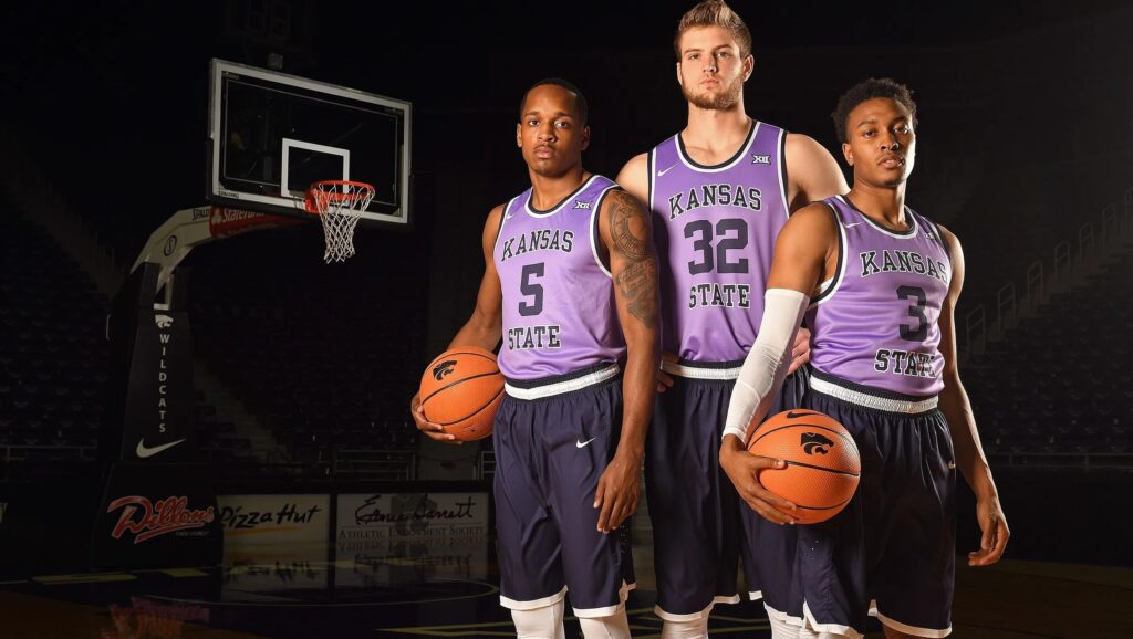 Kansas State Basketball Uniforms 1980-1990s